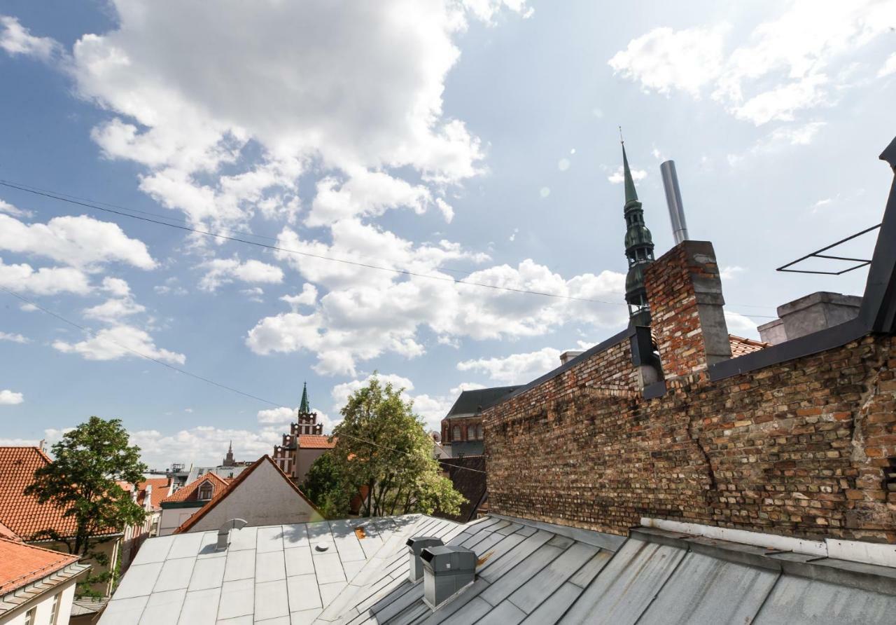 Cozy Studio Mansard Riga Old Town Aptartment, Ac Eksteriør bilde